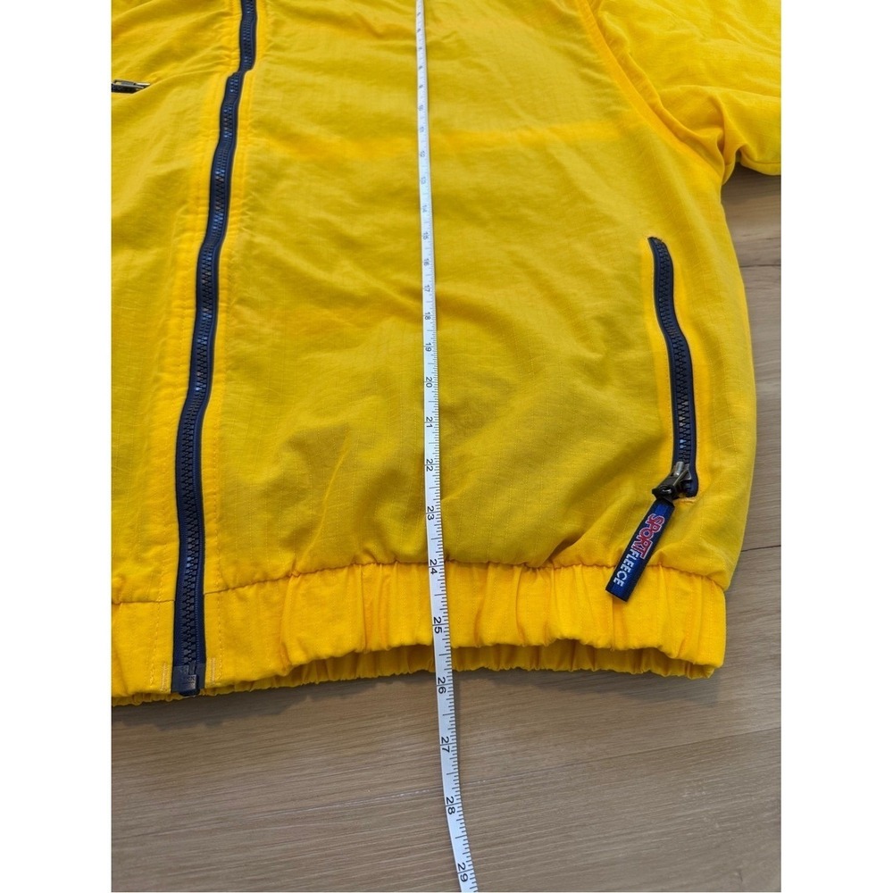 Dunbrooke Sport Glacier Bay Jacket Yellow Ripstop Fleece Vintage Y2K - Large - Picture 6 of 15